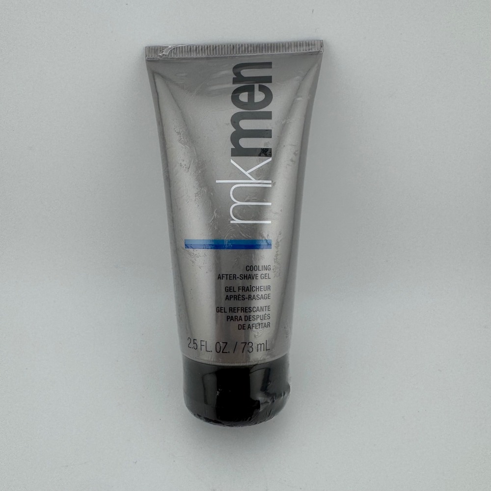 Mary Kay MKMen After-Shave Gel 2.5oz Silver NEW Cooling Soothing Gel Tube